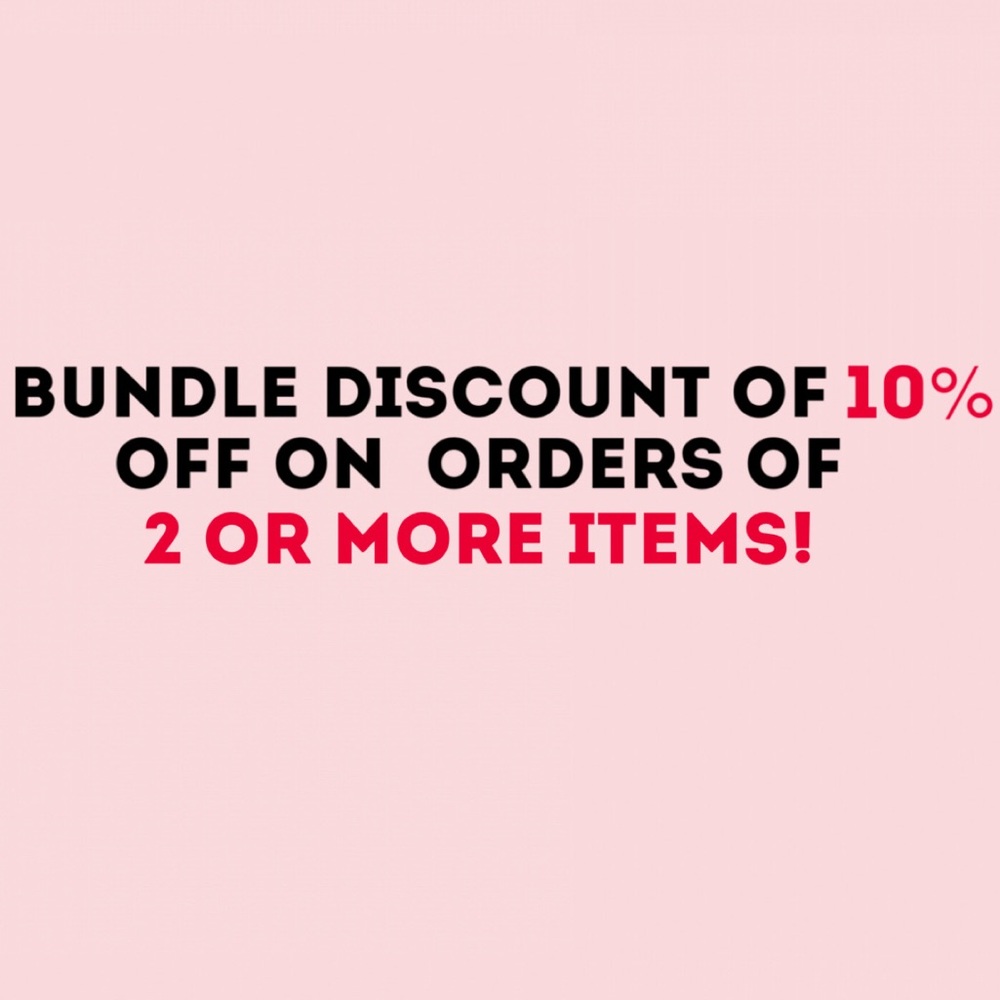 BUNDLE DISCOUNT ☆